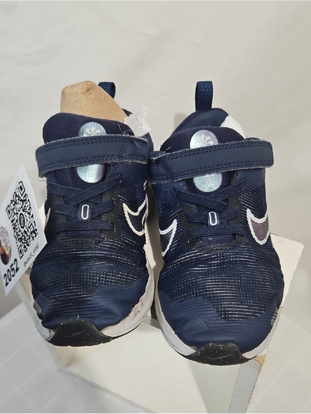 Nike Downshifter 12Younger Kids' Shoes Blue Sneakers Circular Fashion Pre-loved - Picture 15 of 17